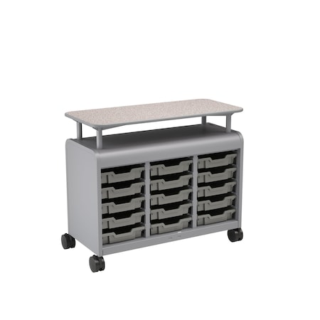 Smith Trades Industrial Storage Cabinet, 37 in H, 43 in W, Platinum 310115000PPGNBPPLT